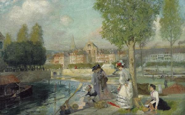 Rupert Bunny A Provincial Town in France